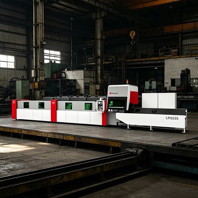 Quadratische Metallrohr-Faser-Laserschneidemaschine